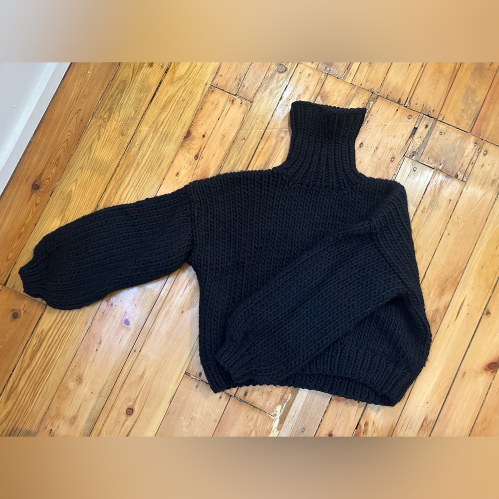 I LOVE MR MITTENS BLACK SWEATER